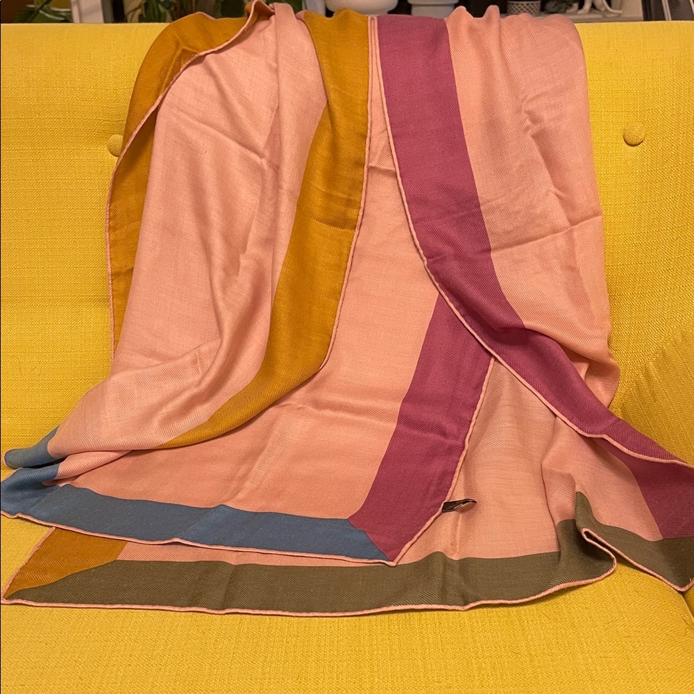 Loro Piana Multicolor Silk & Cashmere Shawl